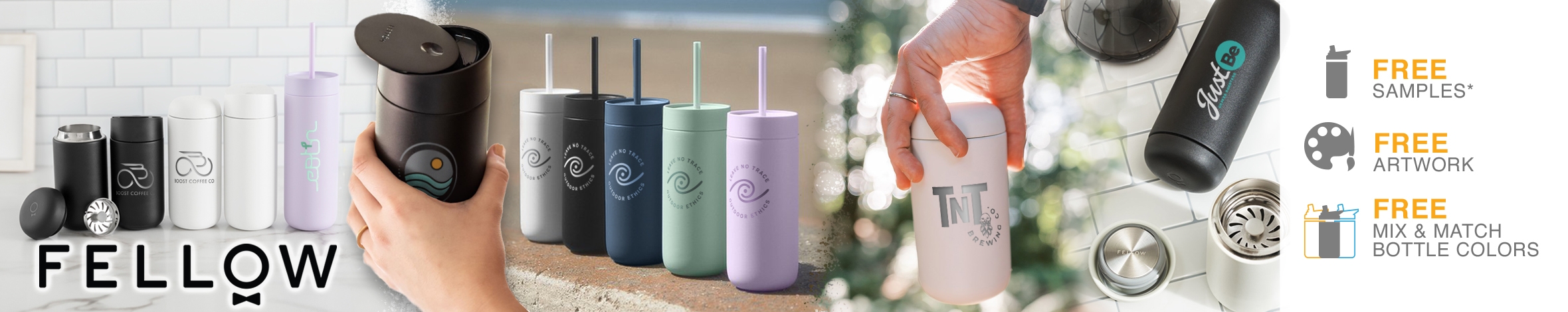 Custom Branded FELLOW Drinkware
