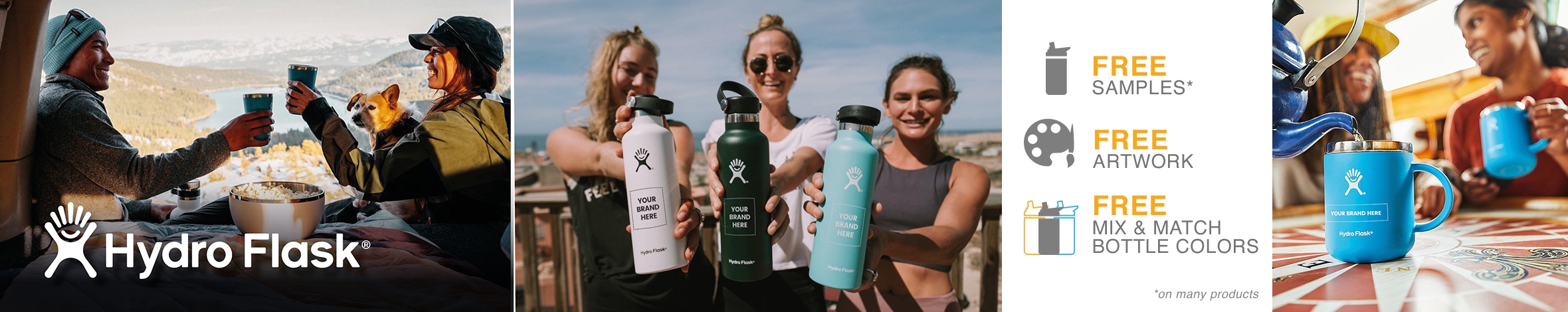 Custom Hydro Flask Bottles, Tumblers, & Coolers