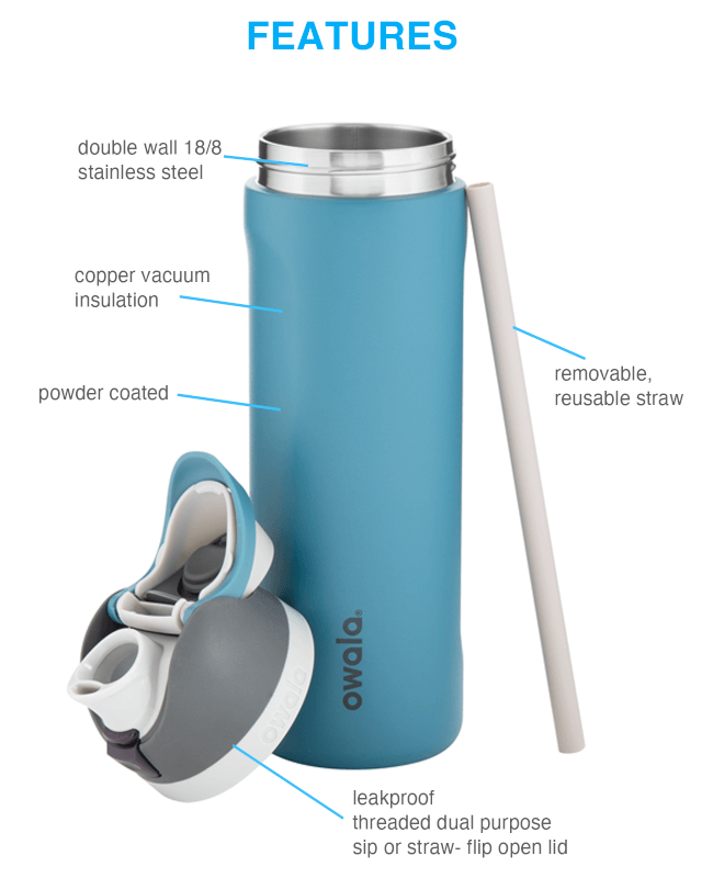 Custom 24 oz. Owala FreeSip Water Bottles | Free 2-Hr Mockup
