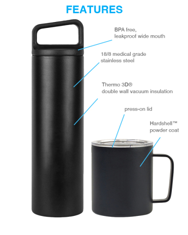 Wide Mouth Bottle & Camp Cup Gift Set by MiiR®