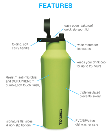 20 oz. Sport Canteen Soft Touch by CORKCICLE®