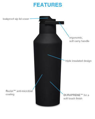 32 oz. Sport Canteen Soft Touch by CORKCICLE®