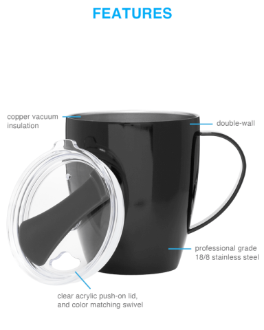 12 oz. Haus Stainless Steel Cup