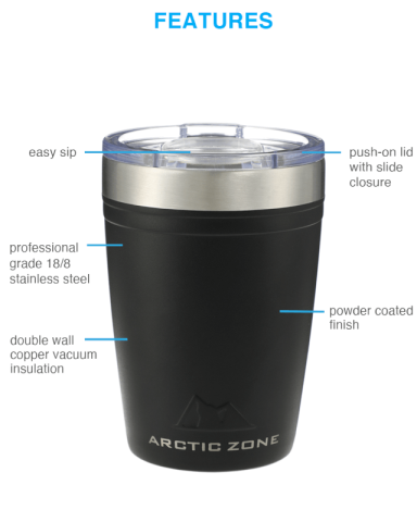 12 oz. Titan Thermal HP® Copper Tumbler by Arctic Zone®