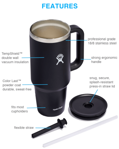 40 oz. All Around™ Travel Tumbler with Straw by Hydro Flask®