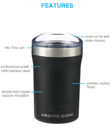 12 oz. Titan Thermal HP® 2 in 1 Cooler by Arctic Zone®