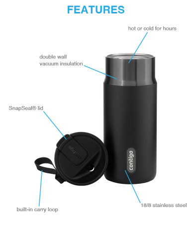 16 oz. SnapSeal™ Bottle by Contigo®
