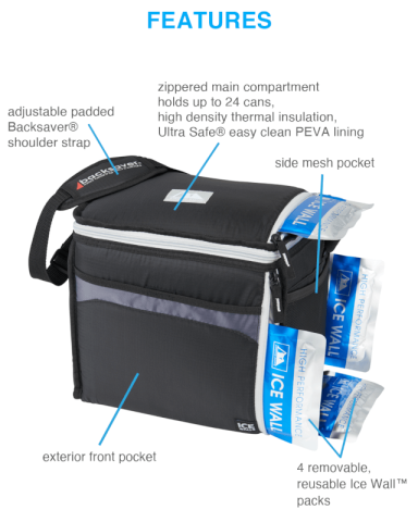 24 Can Ice Wall® Cooler by Arctic Zone®
