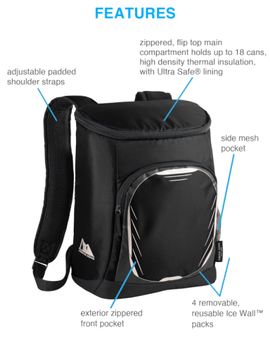 18 Can Backpack Cooler by Arctic Zone®
