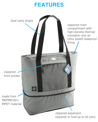 25-50 Can Repreve® Expandable Cooler by Arctic Zone®