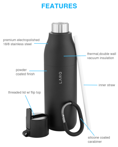 25 oz. Flip Top Bottle by LARQ®