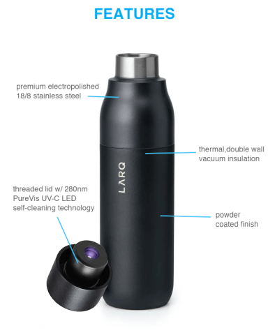 17 oz. Purevis Bottle by LARQ®