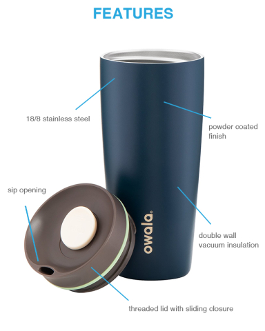20 oz. Smoothsip Slider by Owala®