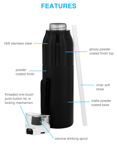 25 oz. Vigor by h2go®