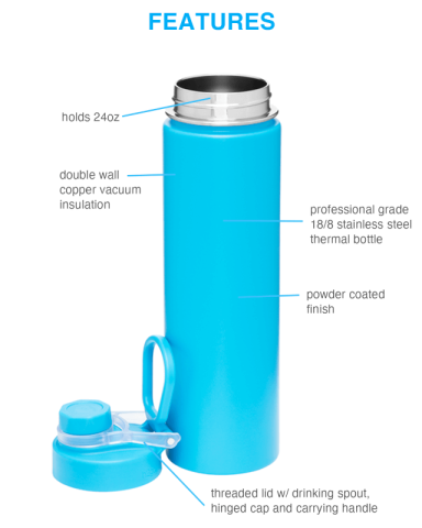 24 oz. Conquer by h2go®