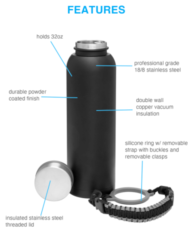 32 oz. Pine by h2go®