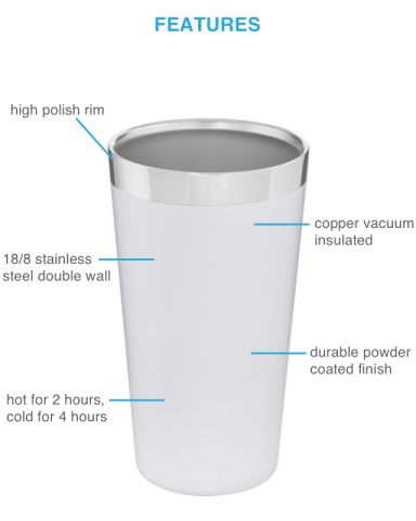 16.9 oz. Omni Thermal Tumbler - Powder