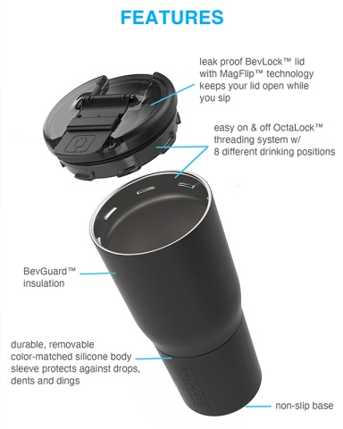 25 oz. Nav Tumbler by BRÜMATE®