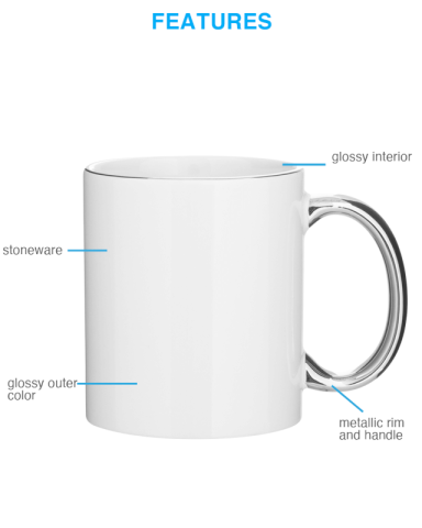 11 oz. C-Handle Mug - Metallic