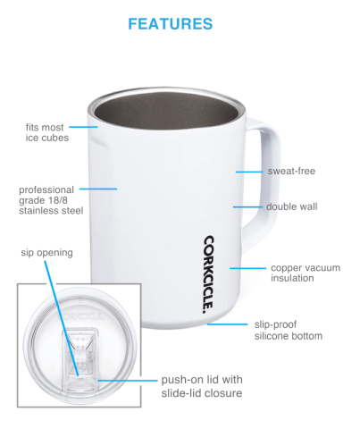 16 oz. Handle Mug by CORKCICLE®