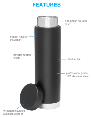 16.9 oz. Colt - Powder by h2go®