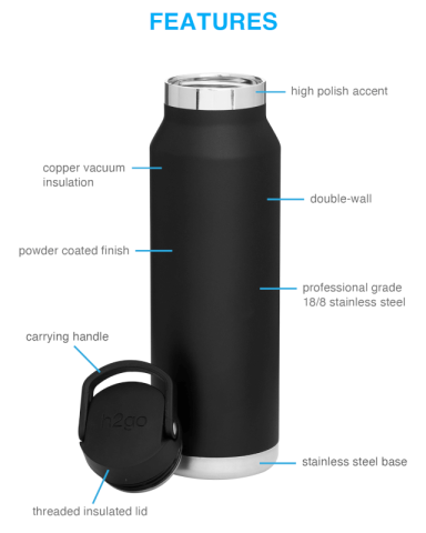 25 oz. Voyager - Powder by h2go®