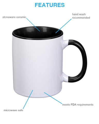 11 oz. Dye Blast Full Color Mug