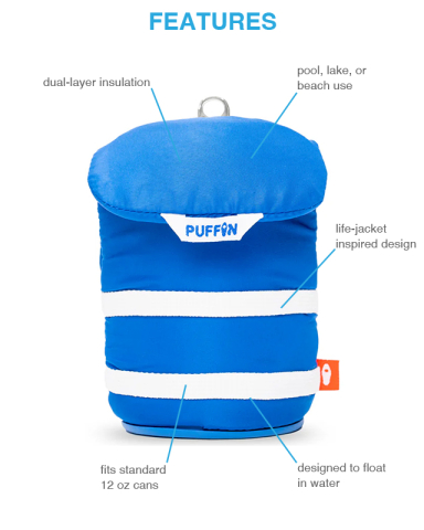 The Buoy Can Cooler by Puffin Drinkwear®