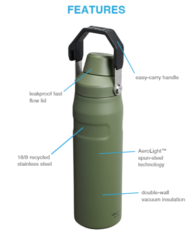 24 oz. IceFlow™ Bottle with Fast Flow Lid by Stanley®