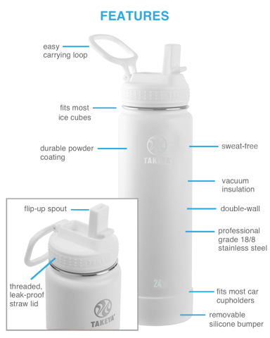 24 oz. Actives Straw Lid by Takeya®