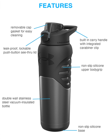 24 oz. Dominate Bottle by Under Armour®