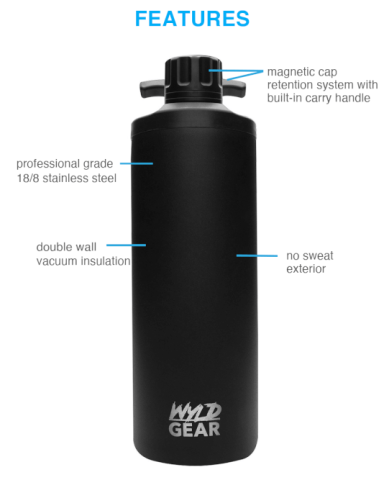 18 oz. Mag Bottle by Wyld Gear