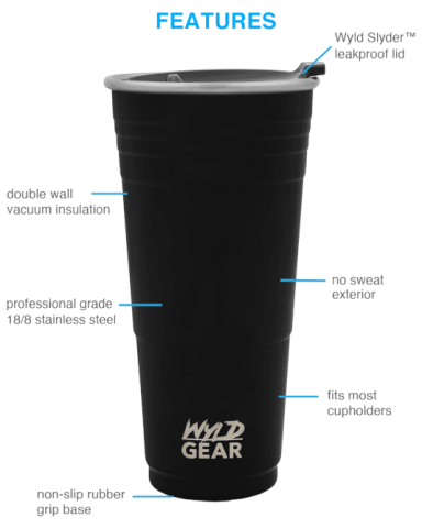 32 oz. Stainless Insualted Party Cup by Wyld Gear