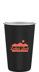 16 oz. Stainless Steel Pint Glass - Powder