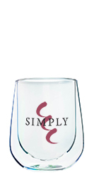 12 oz. Double Wall Iridescent Stemless Wine Glass by Asobu®