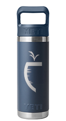 18 oz. Rambler® Water Bottle with Color-Matched Straw Cap by YETI®